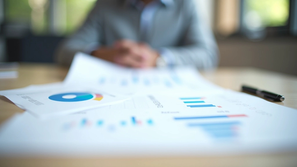 Statistikcharts und Datenvisualisierungen auf einem Schreibtisch, Arbeitsmarktanalyse, Diagramme mit Balken und Linien