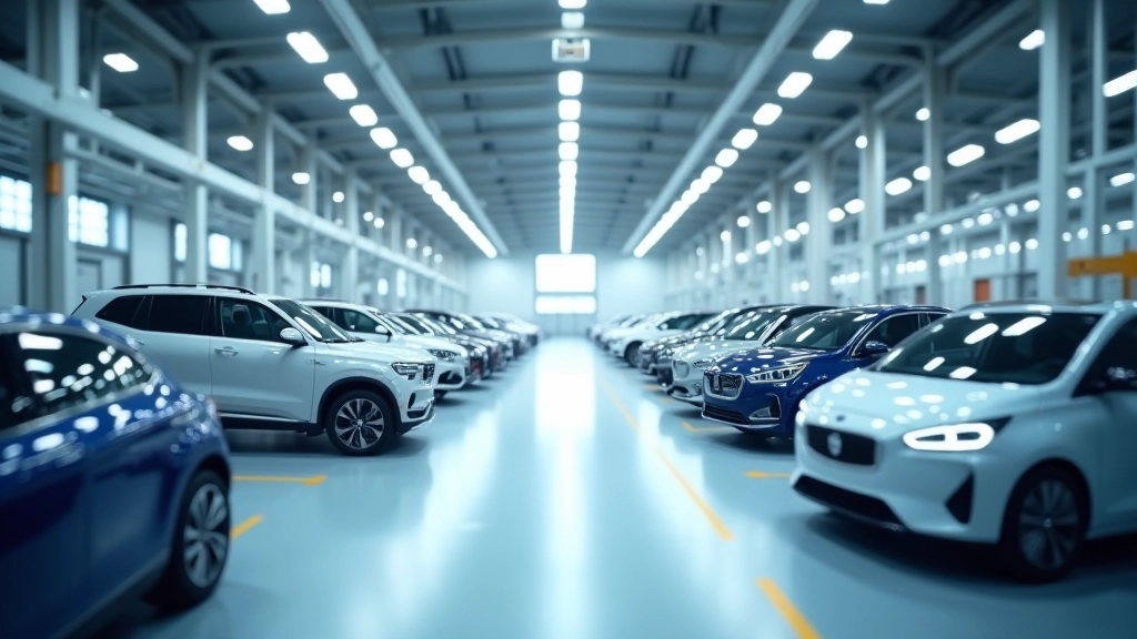 Regionale Automobilproduktion in Baden-Württemberg mit modernen Fabrikgebäuden