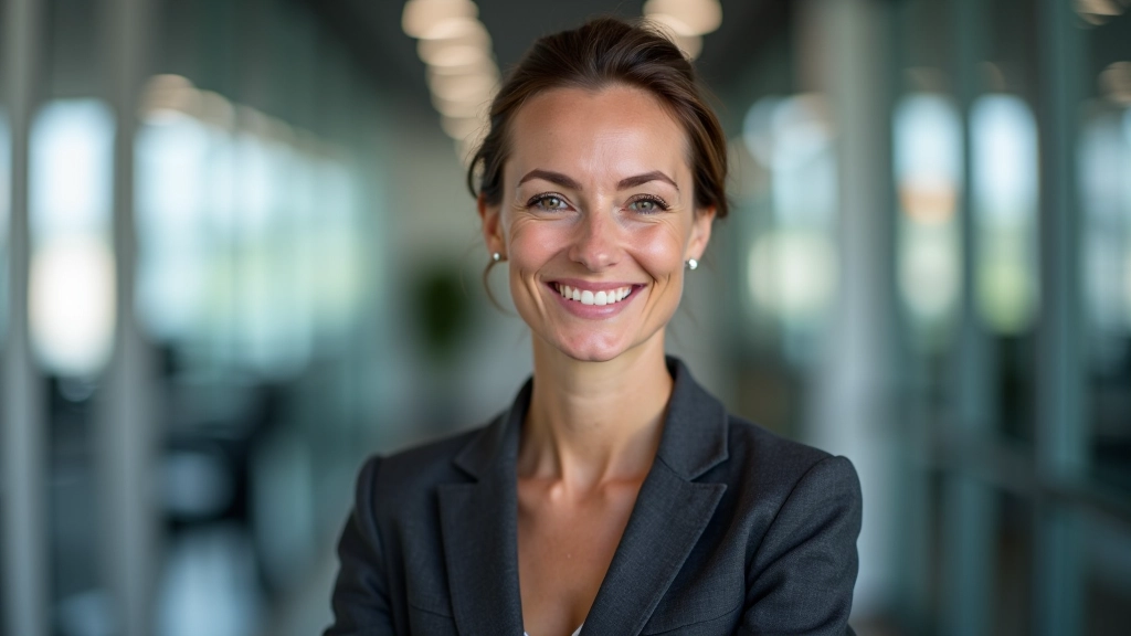 Porträt einer Wirtschaftsanalystin spezialisiert auf Strukturwandel